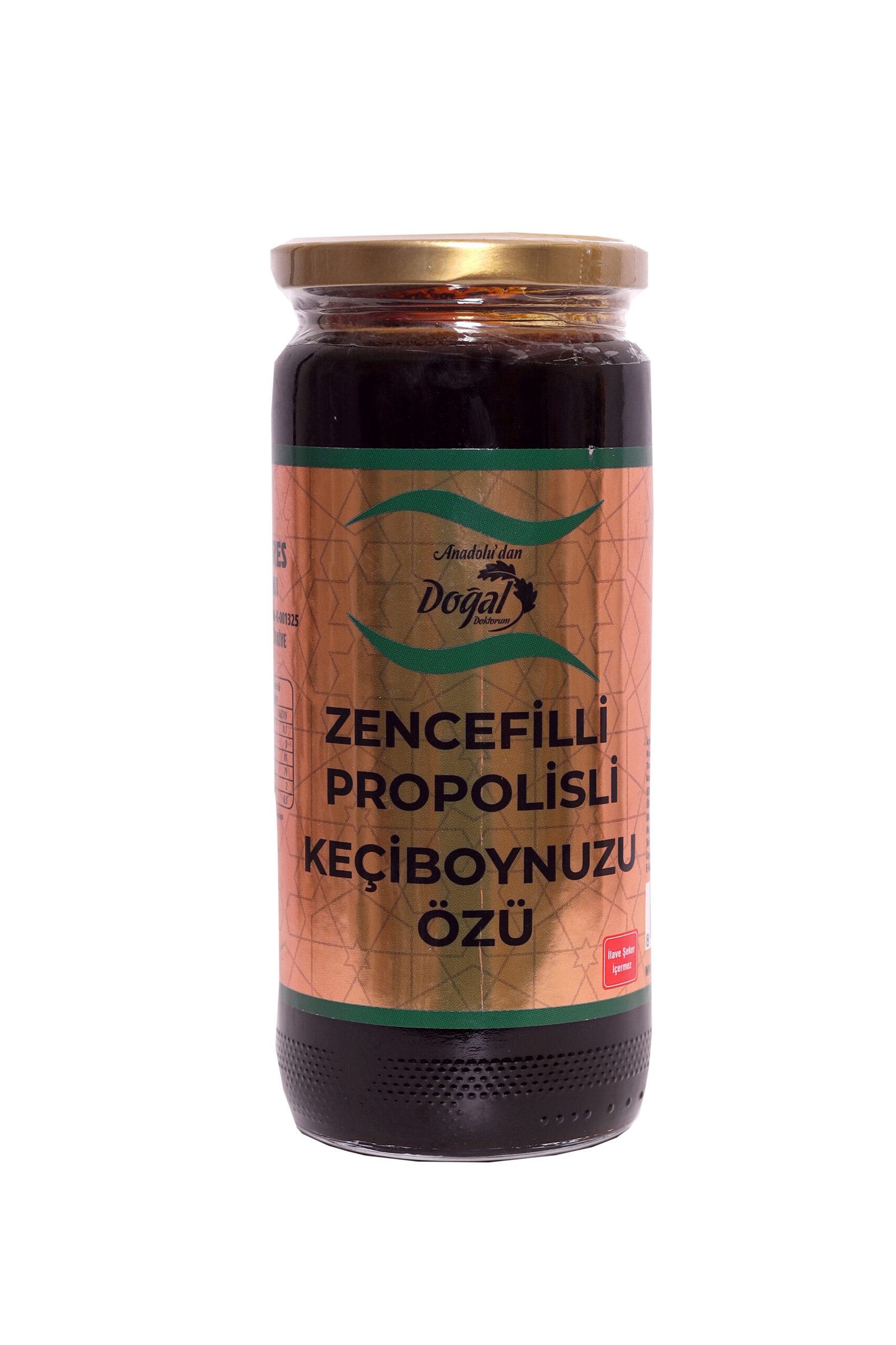 DOGALDOKTORUMKECIBOYNUZUPROPBACK Zencefilli Propolisli Keçiboynuzu Özü